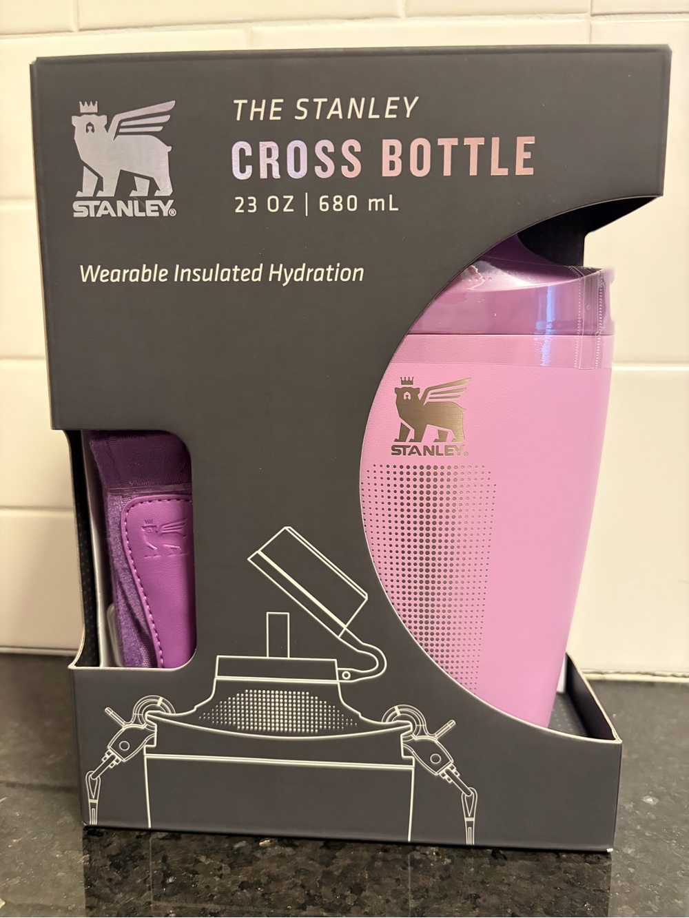 Stanley - 23oz. “Cross Bottle” in Color: Lilac (New/Sealed) - Picture 12 of 16